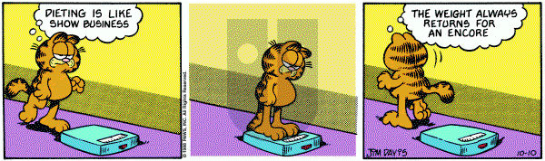 Garfield on Monday October 10, 1988 Comic Strip