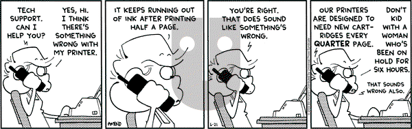 FoxTrot on Saturday June 21, 2003 Comic Strip