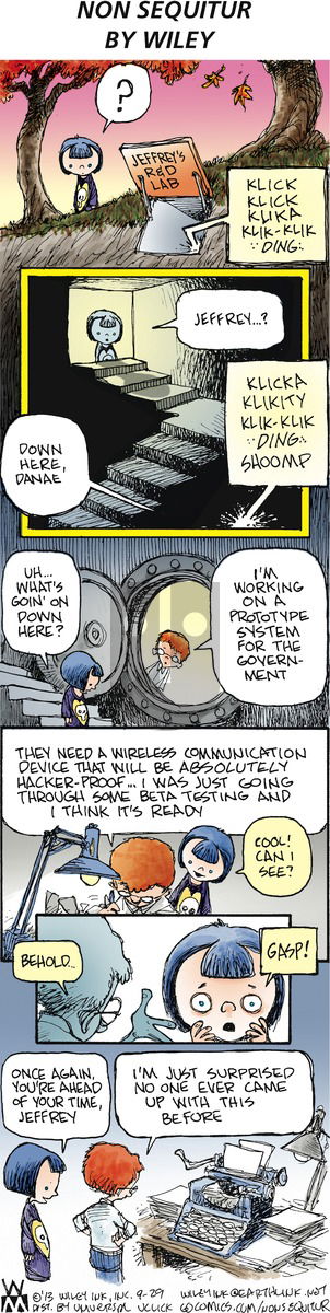 Non Sequitur on Sunday September 29, 2013 Comic Strip