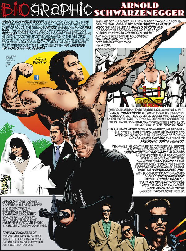 Biographic on Sunday August 5, 2012 Comic Strip