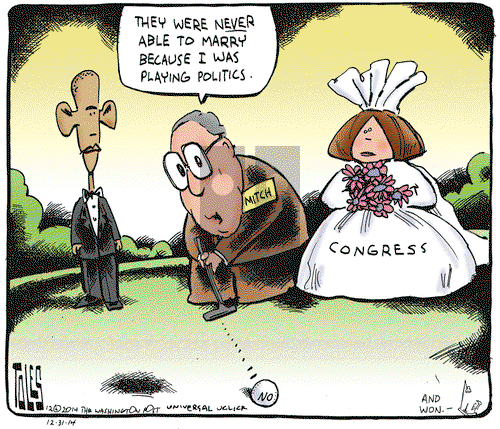 Tom Toles on Wednesday December 31, 2014 Comic Strip