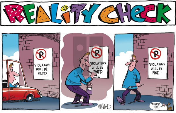 Reality Check - Sunday November 14, 2021 Comic Strip