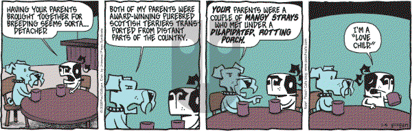 Pooch Cafe on Friday January 4, 2008 Comic Strip