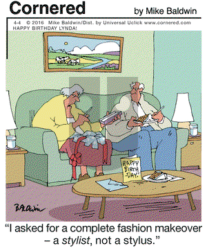 Cornered on Monday April 4, 2016 Comic Strip