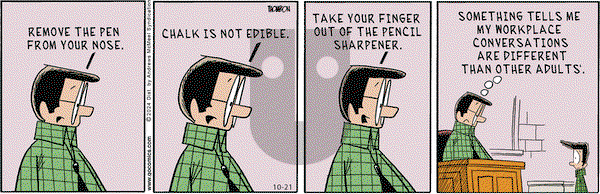 Grand Avenue on Monday October 21, 2024 Comic Strip