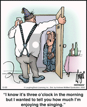 Herman on Saturday December 20, 2025 Comic Strip