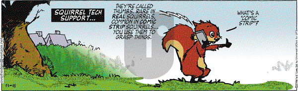 Over the Hedge on Tuesday November 11, 2014 Comic Strip