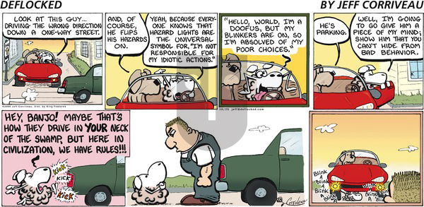 DeFlocked on Sunday October 25, 2009 Comic Strip