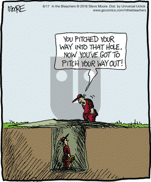 In the Bleachers on Friday June 17, 2016 Comic Strip