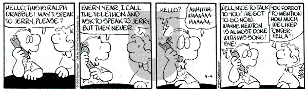 Drabble on Monday September 4, 2006 Comic Strip