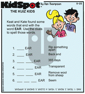 KidSpot - Wednesday September 25, 2024 Comic Strip
