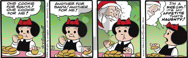 Nancy on Wednesday December 24, 2014 Comic Strip