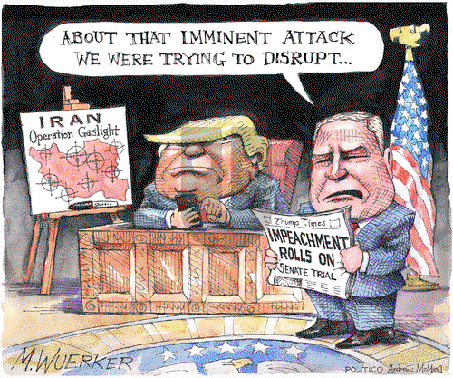 Matt Wuerker on Tuesday January 7, 2020 Comic Strip