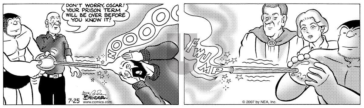 Alley Oop - Wednesday July 25, 2007 Comic Strip