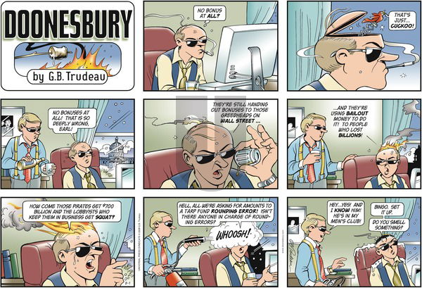 Doonesbury on Sunday February 1, 2009 Comic Strip