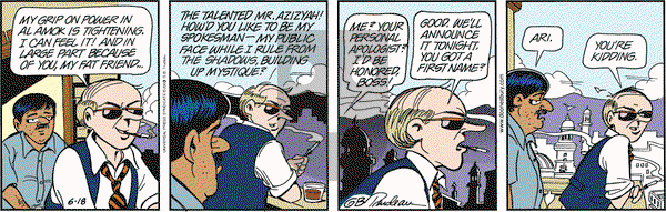 Doonesbury on Wednesday June 18, 2003 Comic Strip
