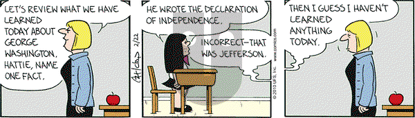 The Born Loser on Monday February 22, 2010 Comic Strip