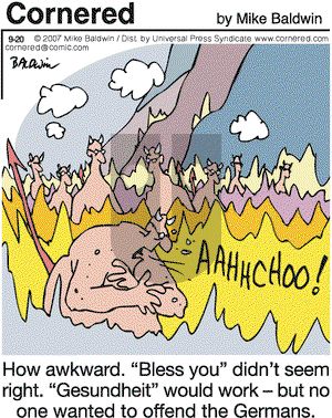 Cornered on Thursday September 20, 2007 Comic Strip