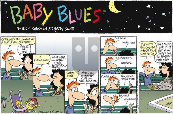 Baby Blues on Sunday February 8, 1998 Comic Strip