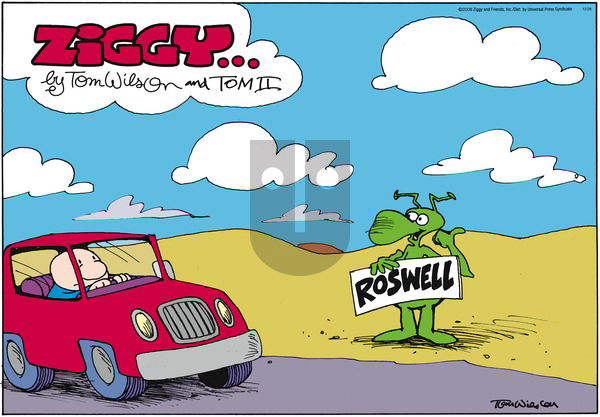 Ziggy on Sunday December 28, 2008 Comic Strip