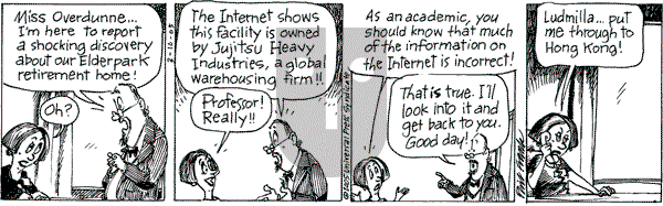 The Elderberries on Thursday March 10, 2005 Comic Strip