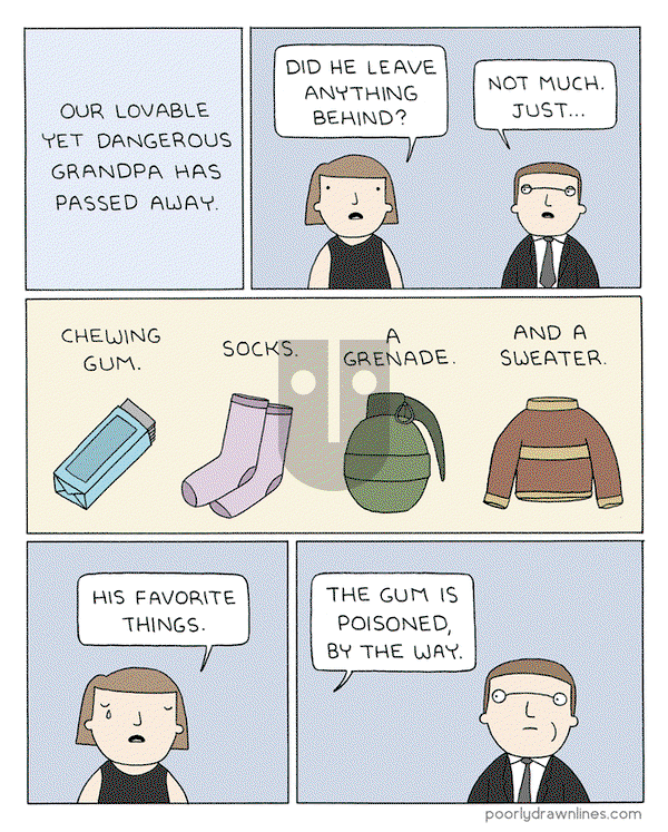 Poorly Drawn Lines on Wednesday July 26, 2017 Comic Strip