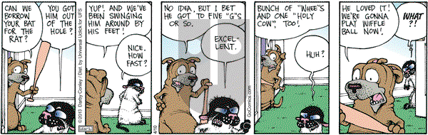 Get Fuzzy on Wednesday April 10, 2013 Comic Strip