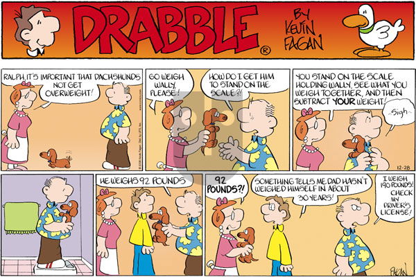 Drabble on Sunday December 28, 2008 Comic Strip