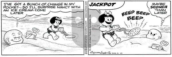 Nancy on Wednesday August 2, 2006 Comic Strip