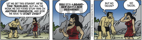 Alley Oop on Saturday January 12, 2019 Comic Strip