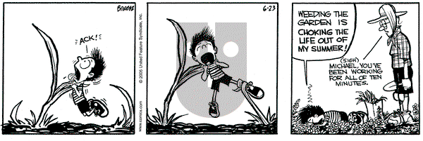 Grand Avenue on Thursday June 23, 2005 Comic Strip