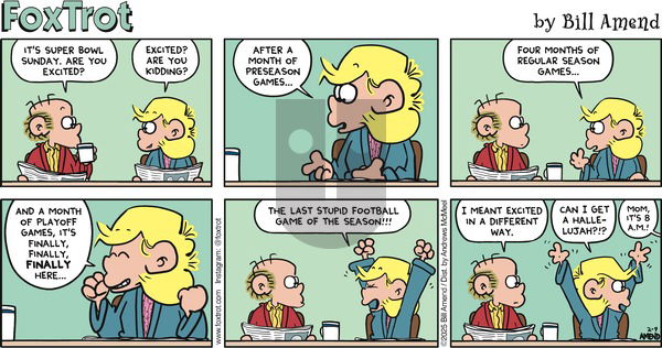FoxTrot on Sunday February 9, 2025 Comic Strip