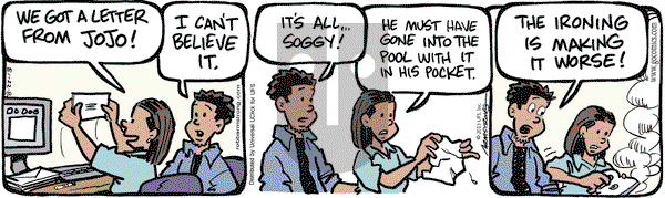 JumpStart on Thursday August 22, 2013 Comic Strip