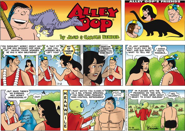 Alley Oop on Sunday March 12, 2017 Comic Strip