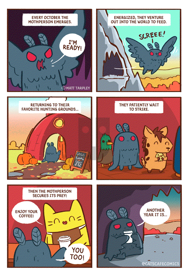 Cat's Cafe on Friday October 8, 2021 Comic Strip