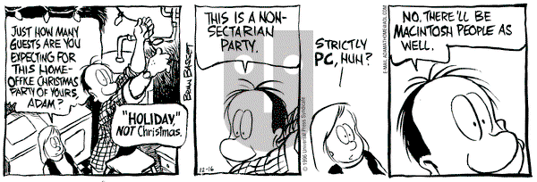 Adam@Home on Monday December 16, 1996 Comic Strip
