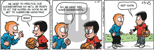 Cleats - Wednesday December 15, 2004 Comic Strip