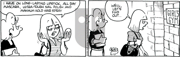 Luann on Thursday September 17, 1992 Comic Strip