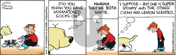 Red and Rover on Saturday January 20, 2018 Comic Strip