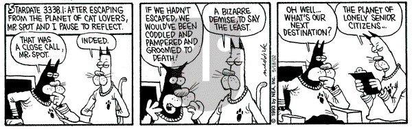 Monty on Saturday May 18, 2002 Comic Strip