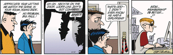 Doonesbury on Monday April 12, 2004 Comic Strip