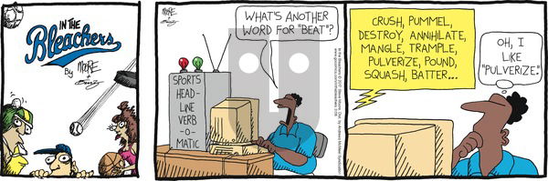 In the Bleachers on Sunday February 26, 2017 Comic Strip