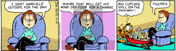 Garfield on Thursday April 19, 1990 Comic Strip
