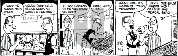 Luann on Thursday July 22, 1993 Comic Strip