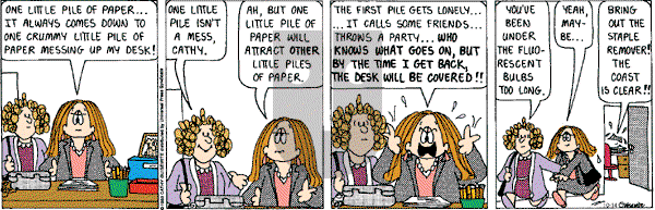 Cathy Classics - Saturday October 14, 2000 Comic Strip