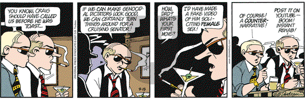 Doonesbury on Saturday September 15, 2007 Comic Strip