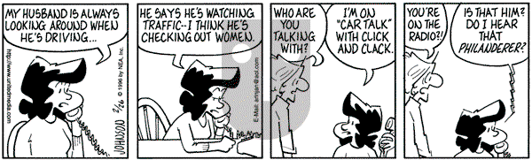 Arlo and Janis on Monday February 26, 1996 Comic Strip