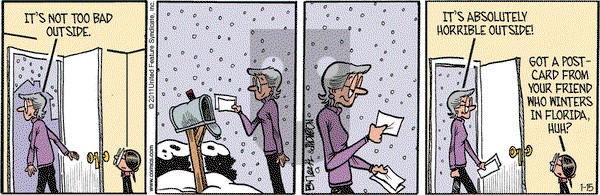 Grand Avenue on Saturday January 15, 2011 Comic Strip