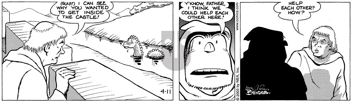 Alley Oop - Friday April 11, 2003 Comic Strip