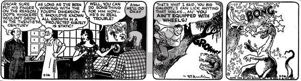 Alley Oop on Tuesday February 26, 1946 Comic Strip